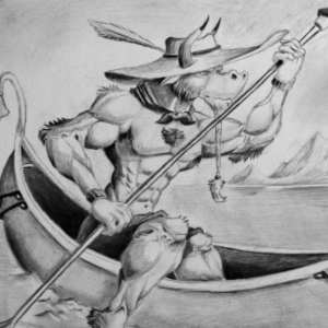 Minotaur on sea