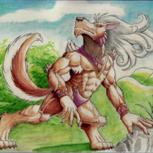 wolfman looking back