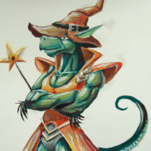 lizardman wizard