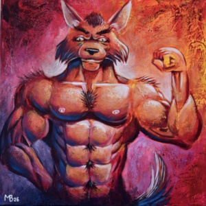 muscle wolf
